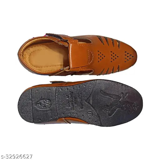 Kids Tan Premium Quality Sandal