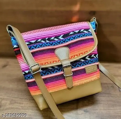 Hand Bag for Girls and Women Multicolor Cross Body Bags & Sling Bags // Women Multicolor Sling Bag // Elegant Attractive Women Slingbags