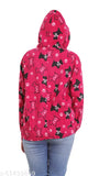 WOMEN PUPPY PRINT HOODED WINTER JACKET