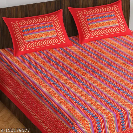 Jaipuri Printed Double Bedsheet