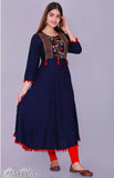 #03 @?latkan blue kurti