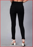 Women 5-Button Plain Jeans