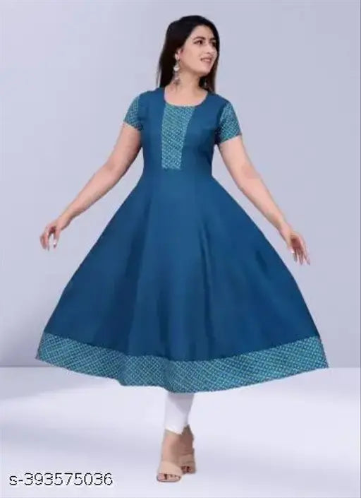 NEW TENDING BHANDEJ PRINTED GOWN/KURTIS