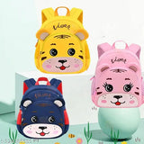 WISHKEY Waterproof Tiger Design Bag for Toddler Mini Backpack for Kids