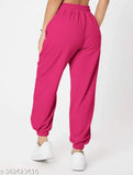 Tabadtod Women's BTS Jogger Pants Pink Trousers & Pants