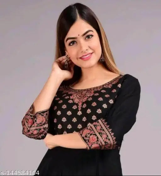 Fastal Look Women Printed Anarkali Kurti