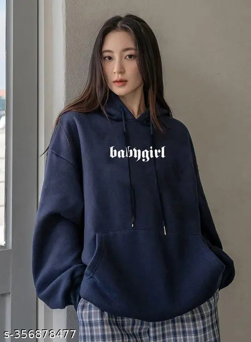 Oversized Hoodie Navy