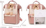 Baby Diaper Bag Maternity Backpack Cut Bear Mom Bag-36x25x17 Cm