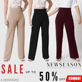 Trendy high-rise bell-bottoms with high-waisted bootcut trousers for women Combo of 3