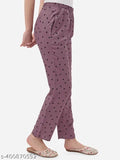 ANJIR Women's Premium Cotton Pyjama Pant With Pockets