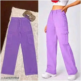 W1 Lavender Four pocket cargo pant