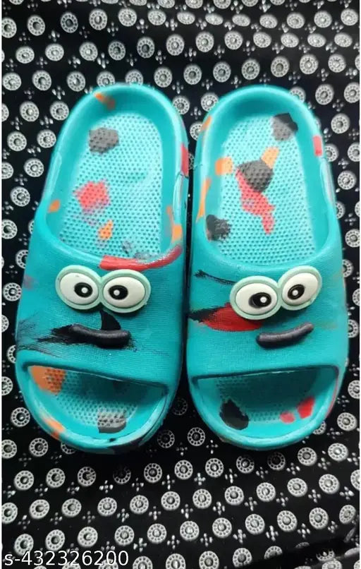 Smiley Cute Cartoon Printed Flipflop Slipper For Boys