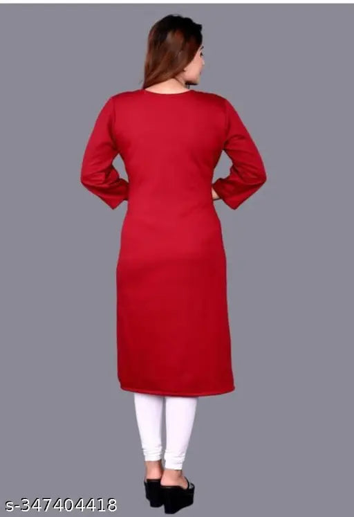 Woolen Kurtis winter kurte flee e kurtis desingner kurtis regular use kurtis faishnable kurti aari work kurti emboridery desingner kurtis