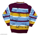 "Boys And Girls Woollen Sweaters" (Set 1) Purple Woollen Winter Wear