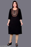 woolen Kurtis winter Kurtis fleece Kurtis Women's Straight Embroidered Woolen kurti , kurti for winter, woman kurti, embroidery kurti Designer wool kurtis