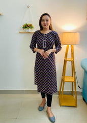 Kurti Cotton Black - GillKart