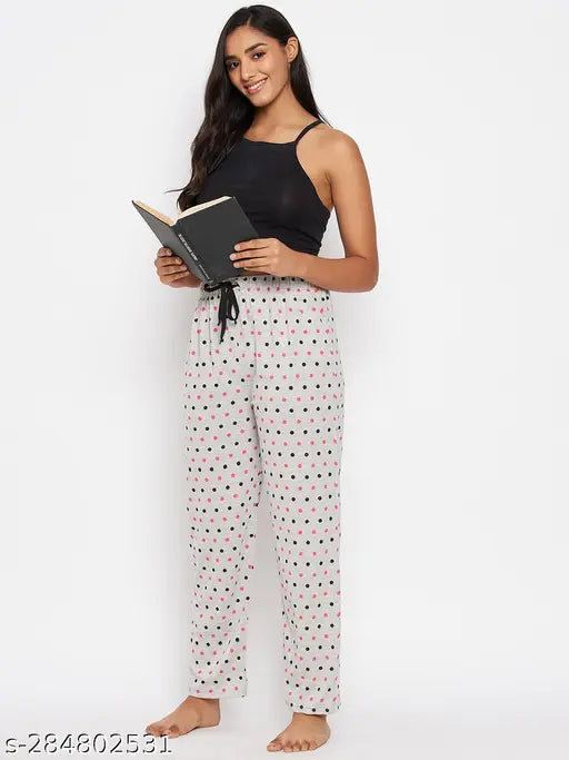 DS Fashion Women's Cotton Printed Pyjama|Women's Lounge Pants/Night Pants for Women Combo of 2