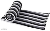 Akin Polar Fleece S/B Blanket Black, Grey&White Warm Soft & Comfortable for Winter ( Pack of 1 )