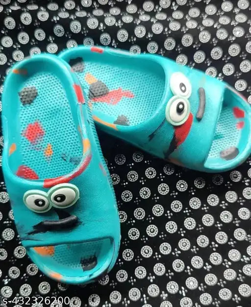 Smiley Cute Cartoon Printed Flipflop Slipper For Boys