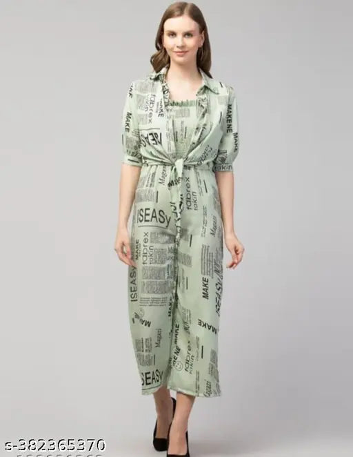 Cancai paperprint jumsuit