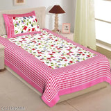 Cotton Jaipuri Single Bed Bedsheet Combo Pack 2 Bedsheet with 2 Pillow Cover