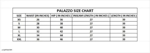 Women's Palazzo Pants Loose Fit Flared Wide Leg Plazzo Pant for Women & Girls ..