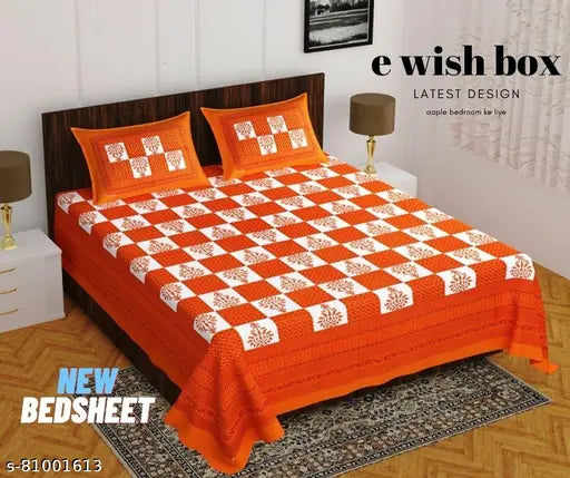 Stylish Printed Double Bedsheets