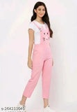 PERSIAN PINK JUMPSUIT FOR WOMEN WITH SHIRT