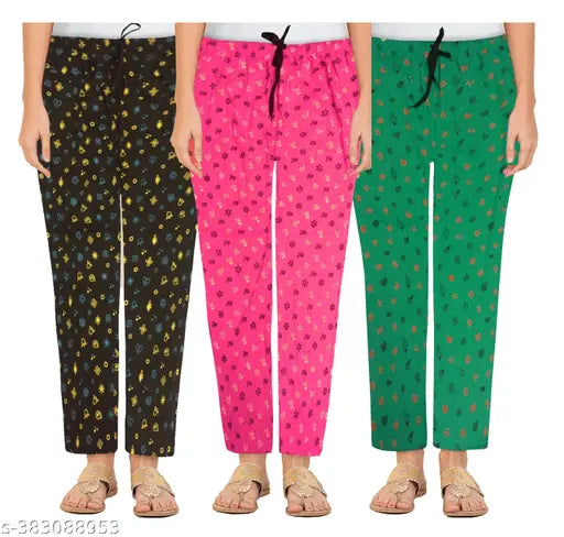 AFIYA WOMEN PYJAMA PACK OF 3 PCS