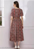 Stylish frock with free belt