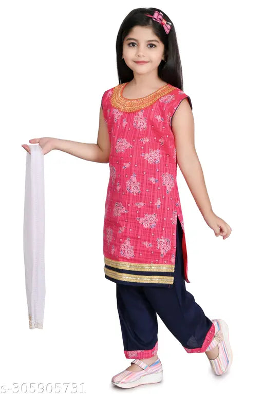 Girls Stylish kurta Patiala Set