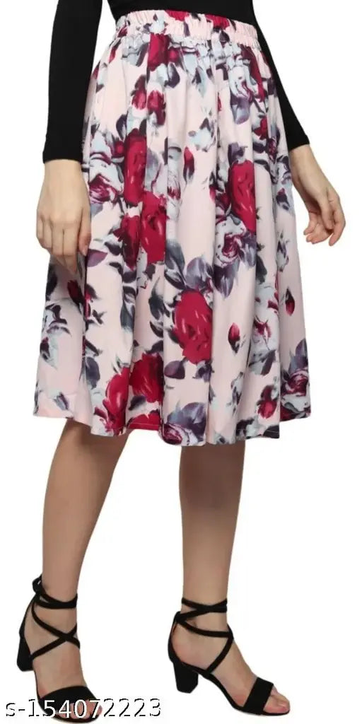 Women party wear calf length skirt