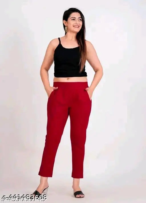 Samar Collection Stylish bottom wear Pants Combo for women and Girls (COTTON STRECHABLE)