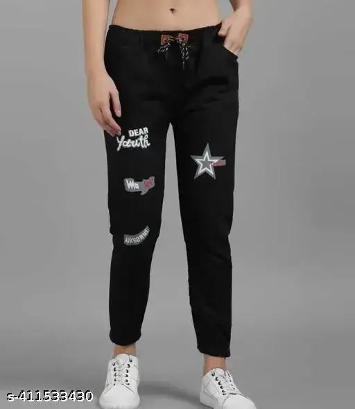 Women Denim Black Jeans