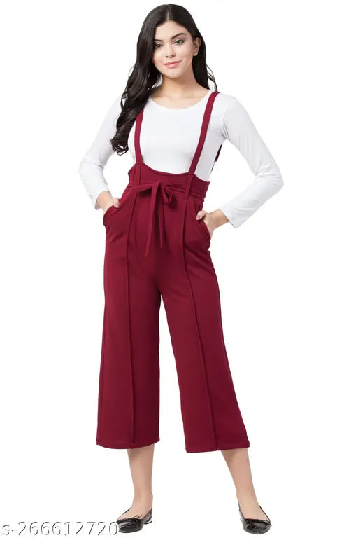 Women Brown Dungaree ESSENCE STYLISH WOMEN