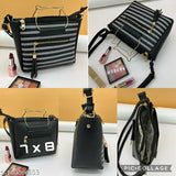 New Designer Shoulder Bag combo Messenger Coin Purse Female Plaid Underarm Bag 2 handel 2 in 1 Fashion Small Crossbody Bag Combo bag