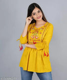 womens embroidery partwear and festival kurti