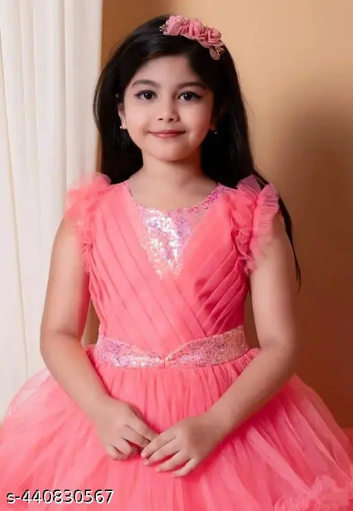 Jhilik Garments Party wear frock for kids girl