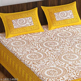 100 % 144 tc Jaipuri cotton Double bedsheet