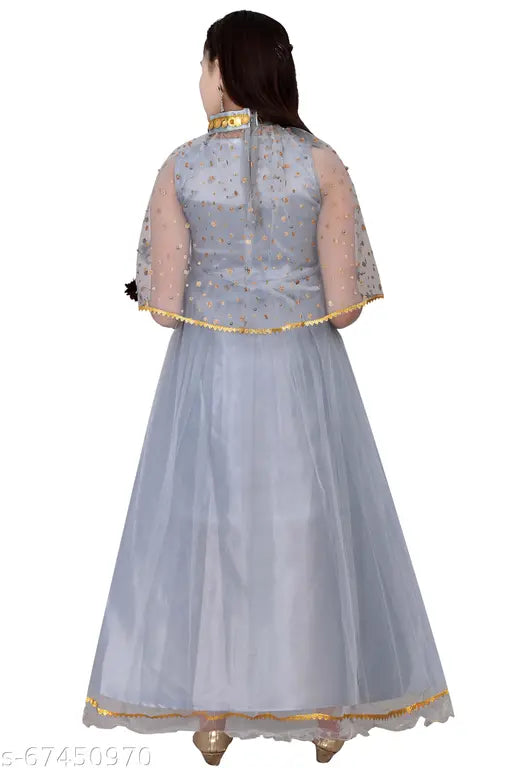 Maxi/Full length Party/wedding Dress for Barbie girls kids