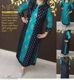 Trendy blue kurta and jacket set