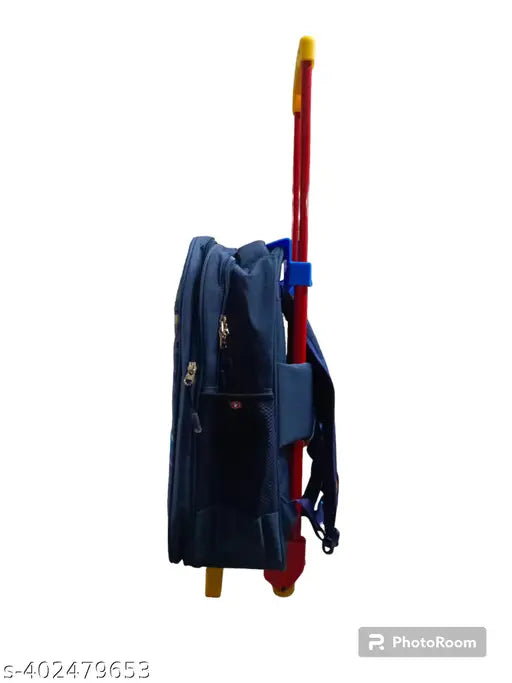 Indian Riders(18inch)( SUPER MAN School Kids Trolley Bag Waterproof Trolley (18inch)( 35 L ) Waterproof Trolley (Multicolor, 35 L)