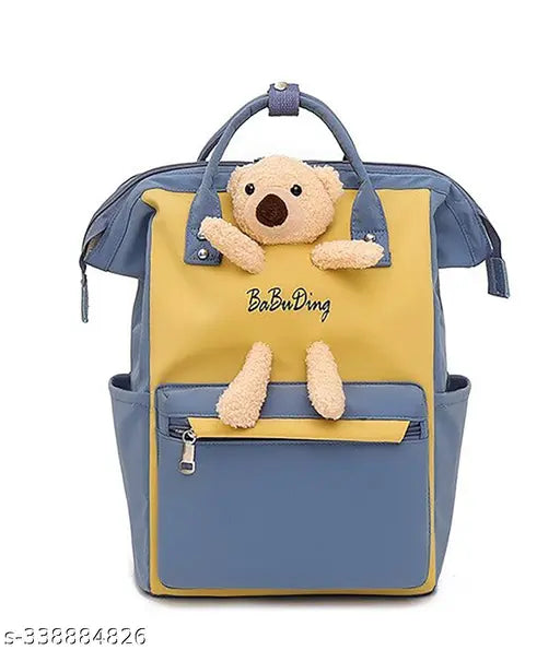 Baby Diaper Bag Maternity Backpack Cut Bear Mom Bag-36x25x17 Cm