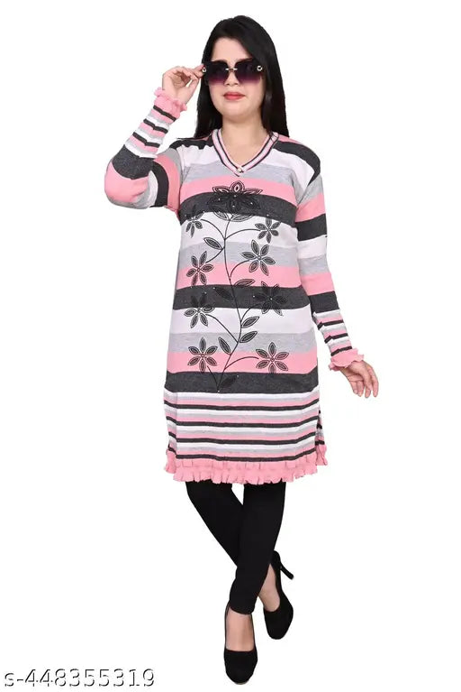 trendy winter kurti for women