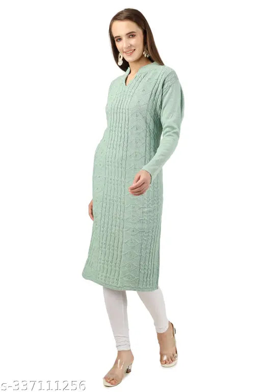 CHRISTY'S COLLECTION Women's Pack Of 2 Woolen Kurta