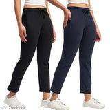 Cotton Pyjamas for Women Combo|Track Pants for Women Combo Pack of 2 with Side Pockets