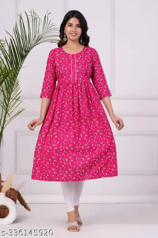 mumal's premium rayon printed kurti