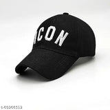 icon white embroidery cap black