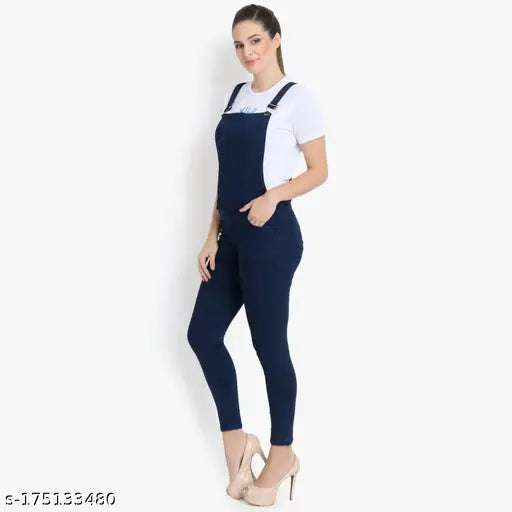 Perfect Outlet Fabulous Denim Dungaree For Womens