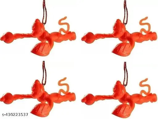 Car Hanging Plastic Flying Lord Hanuman 4pcs